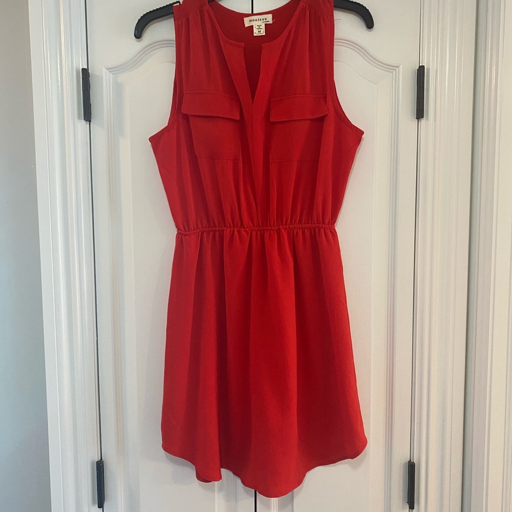 Super cute red mini dress
